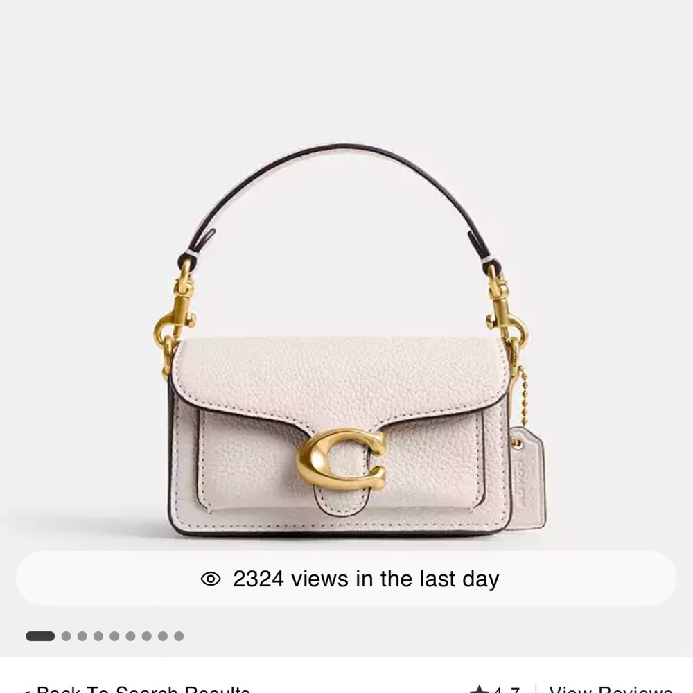 NWT - Coach Tabby 12 - mini purse